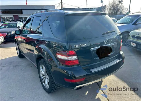 2009 Mercedes-Benz Ml 350 z USA, uszkodzony, nr VIN 4JGBB86E19A525396